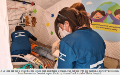 Israel opens humanitarian field hospital in war-torn Ukraine