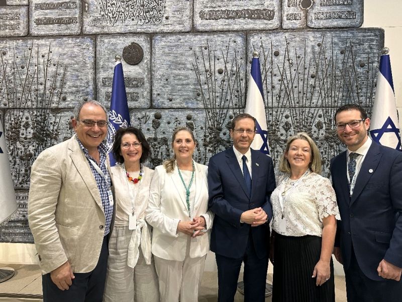 Friends of Sheba Delegation Visits President Isaac Herzog’s